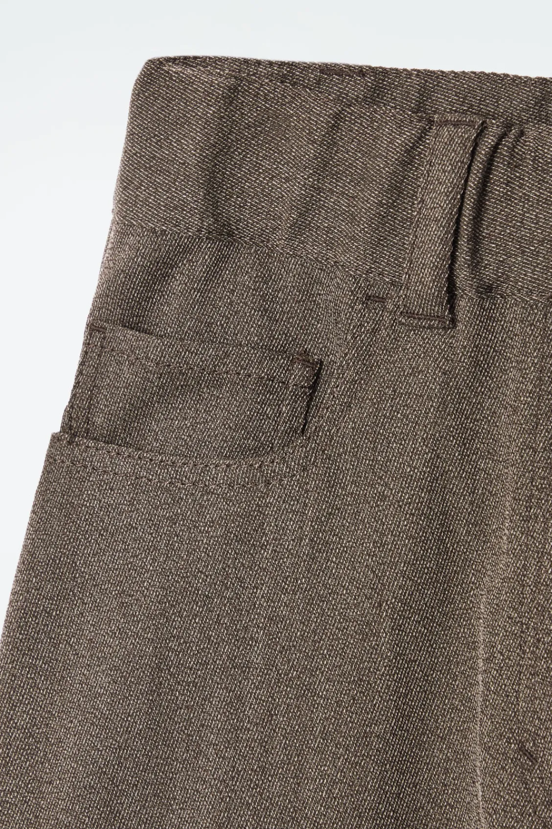COS MERINO WOOL-BLEND WIDE-LEG PANTS-Women Pants