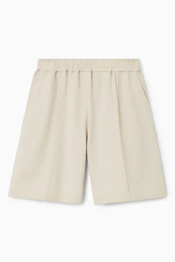 COS MID-WEIGHT JERSEY SHORTS-Women Pants