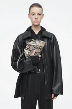 COS MINI CAVATELLI CLUTCH - LEATHER-Women Bags