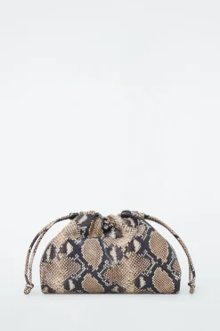 COS MINI CAVATELLI CLUTCH - LEATHER-Women Bags