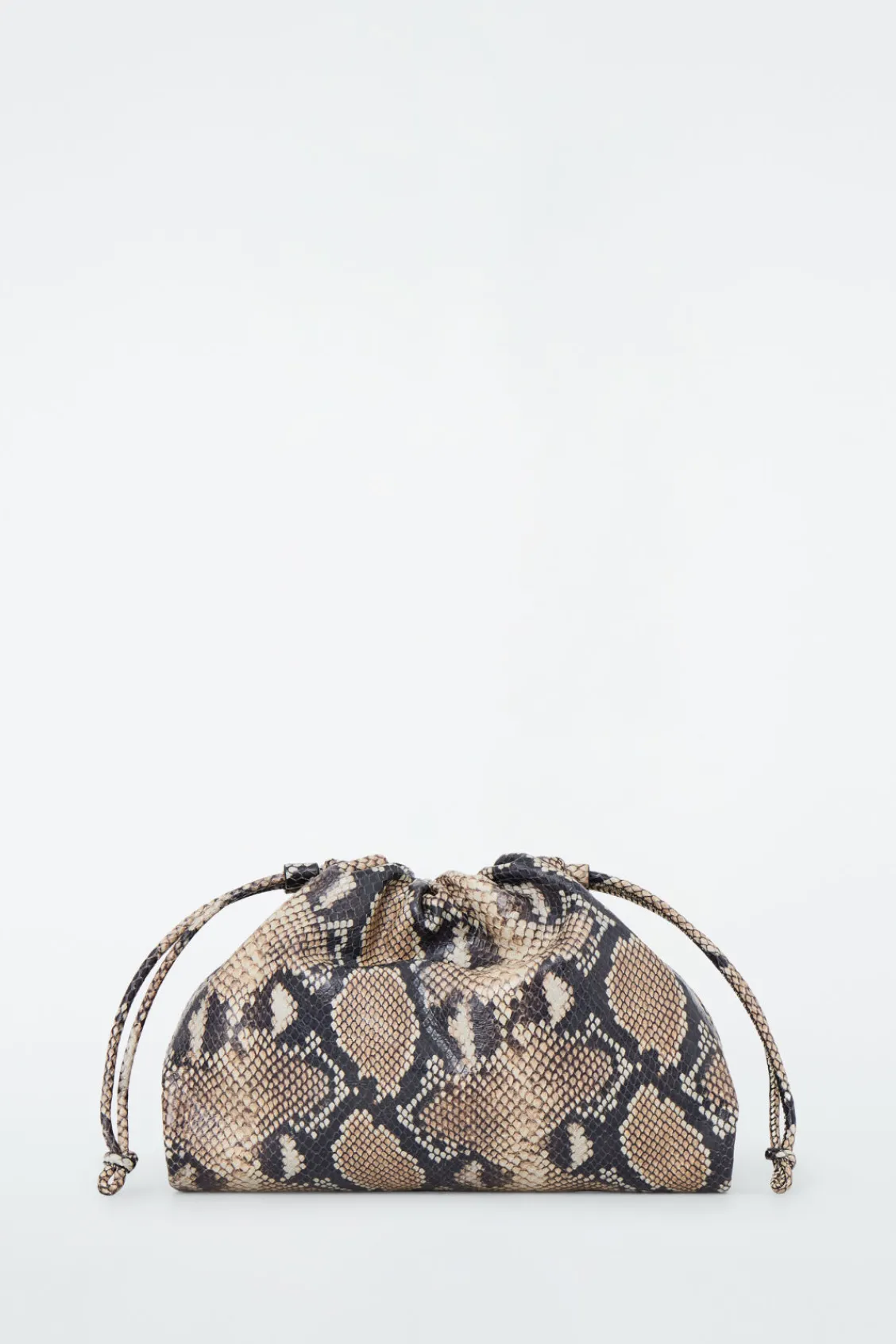 COS MINI CAVATELLI CLUTCH - LEATHER-Women Bags