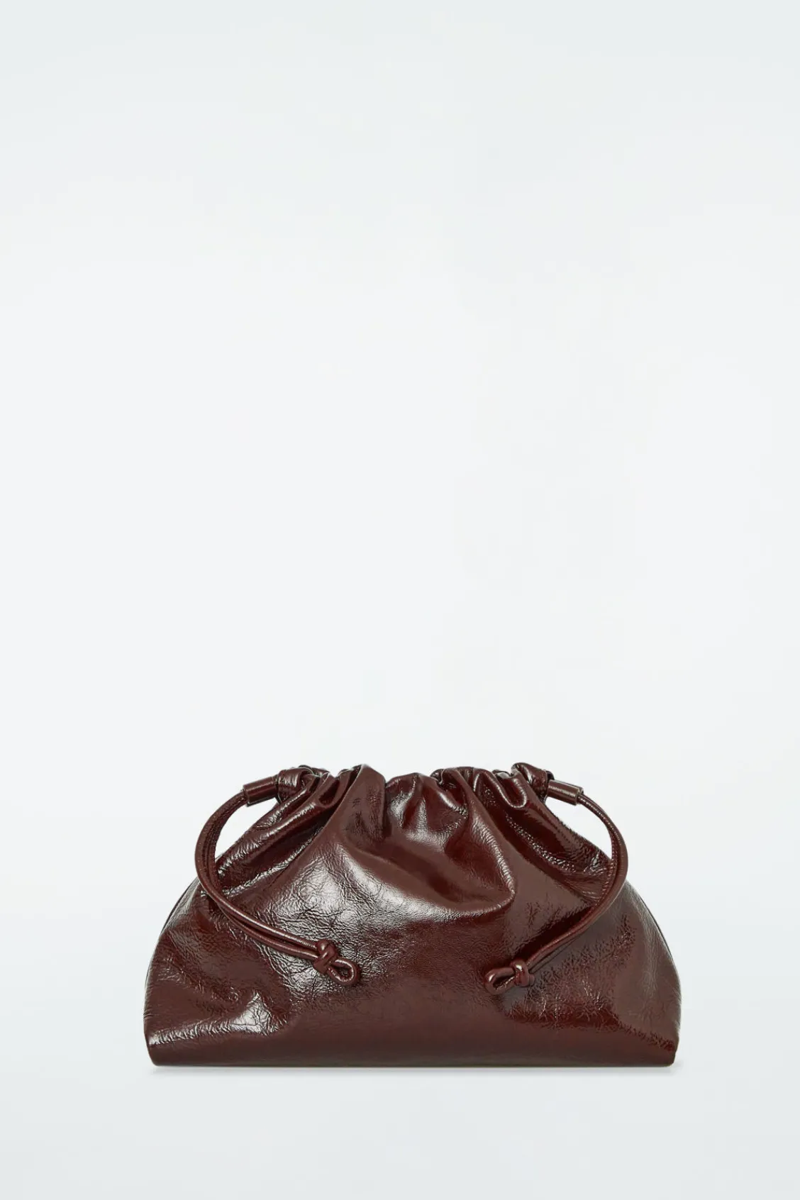 COS MINI CAVATELLI CLUTCH - LEATHER-Women Bags