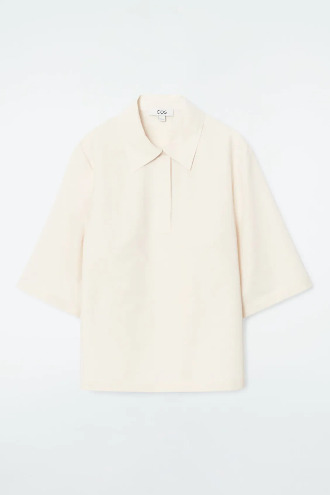 COS MINIMAL COTTON-JERSEY POLO SHIRT-Women Shirts & Blouses | Tops