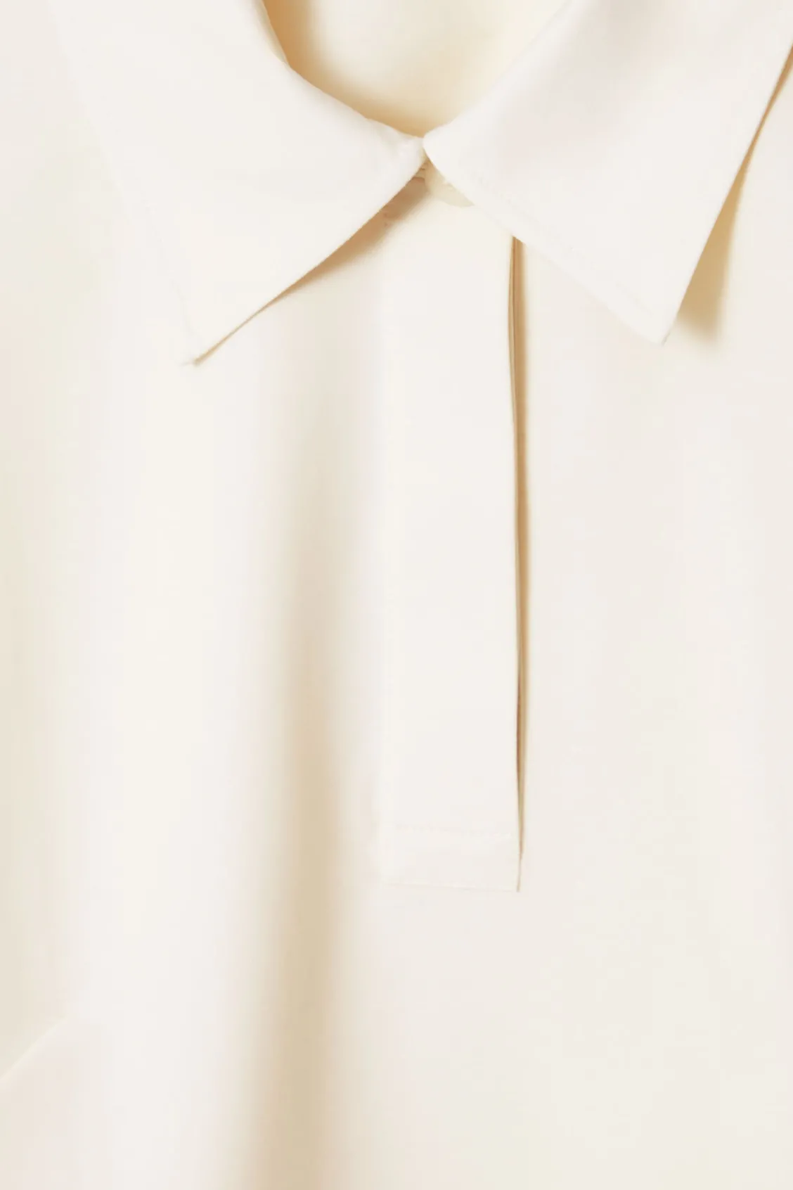 COS MINIMAL COTTON-JERSEY POLO SHIRT-Women Shirts & Blouses | Tops