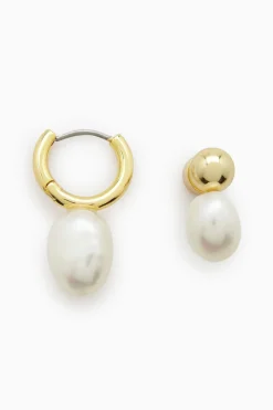COS MISMATCHED PEARL EARRINGS-Women Jewelry