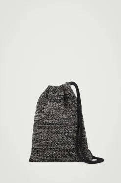 COS MÉLANGE KNITTED DRAWSTRING CROSSBODY- Bags & Wallets