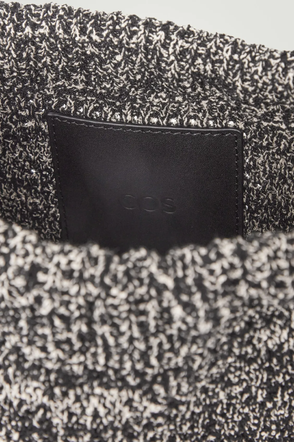 COS MÉLANGE KNITTED DRAWSTRING CROSSBODY- Bags & Wallets