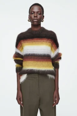 COS MOHAIR CREW-NECK SWEATER-Women Sweaters & Cardigans