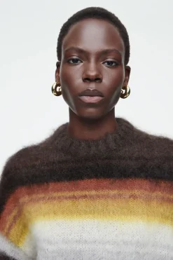 COS MOHAIR CREW-NECK SWEATER-Women Sweaters & Cardigans