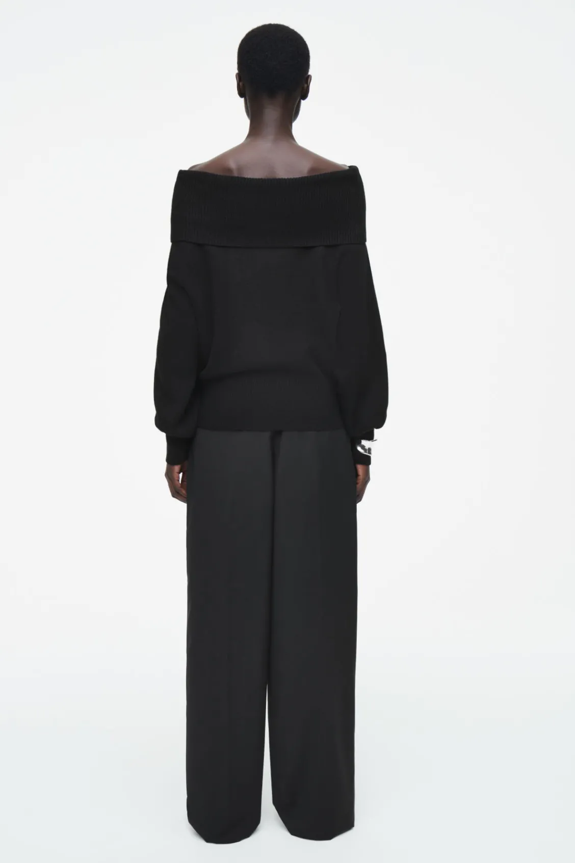 COS OFF-THE-SHOULDER MERINO WOOL SWEATER-Women Tops | Sweaters & Cardigans