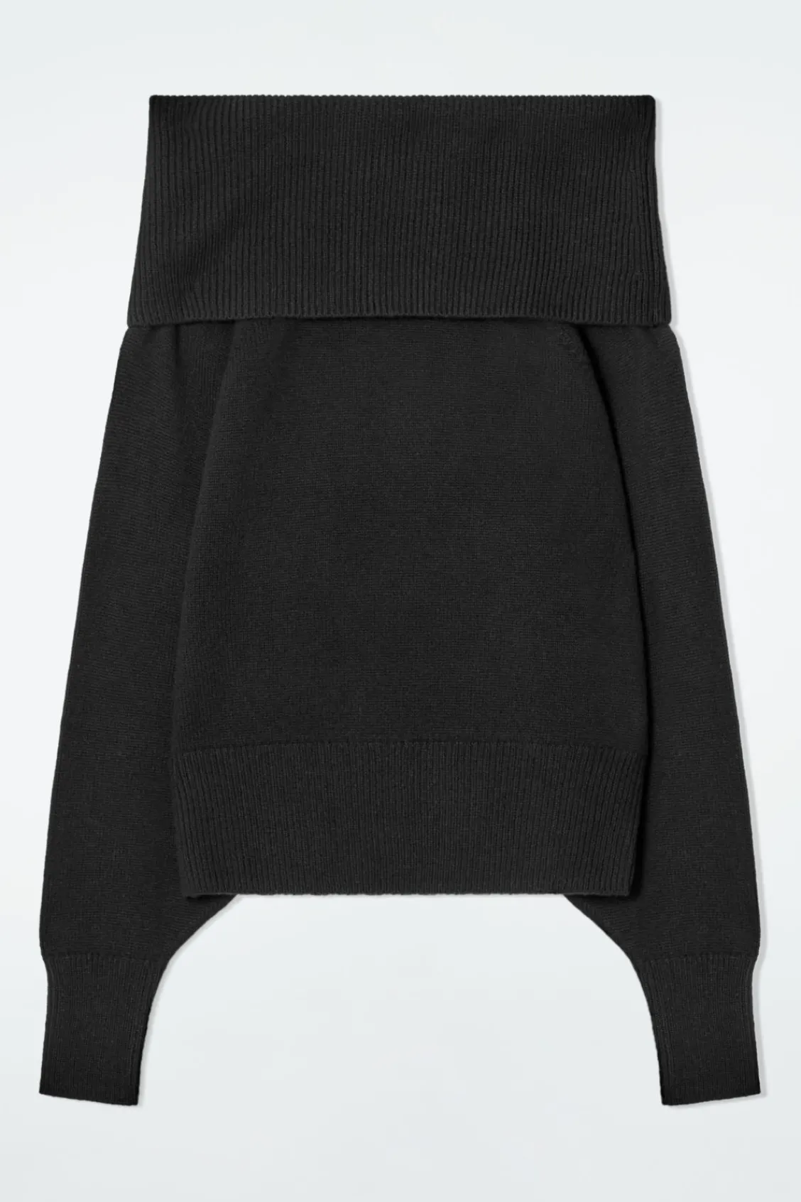 COS OFF-THE-SHOULDER MERINO WOOL SWEATER-Women Tops | Sweaters & Cardigans