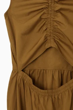 COS OPEN-BACK TIERED MIDI DRESS-Women Dresses & Jumpsuits