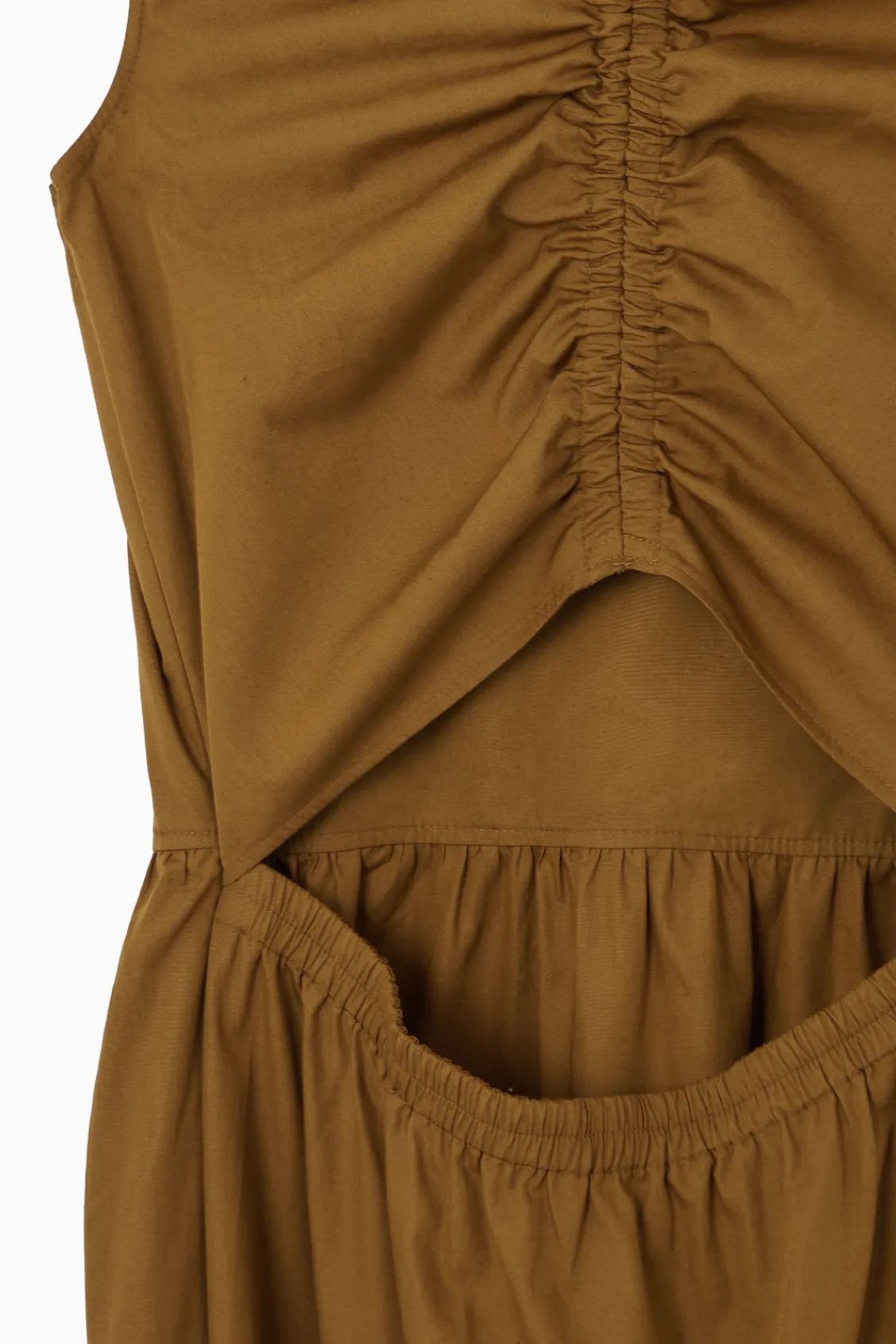 COS OPEN-BACK TIERED MIDI DRESS-Women Dresses & Jumpsuits