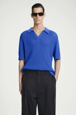 COS OPEN-KNIT POLO SHIRT- Polo Shirts | Sweaters & Cardigans