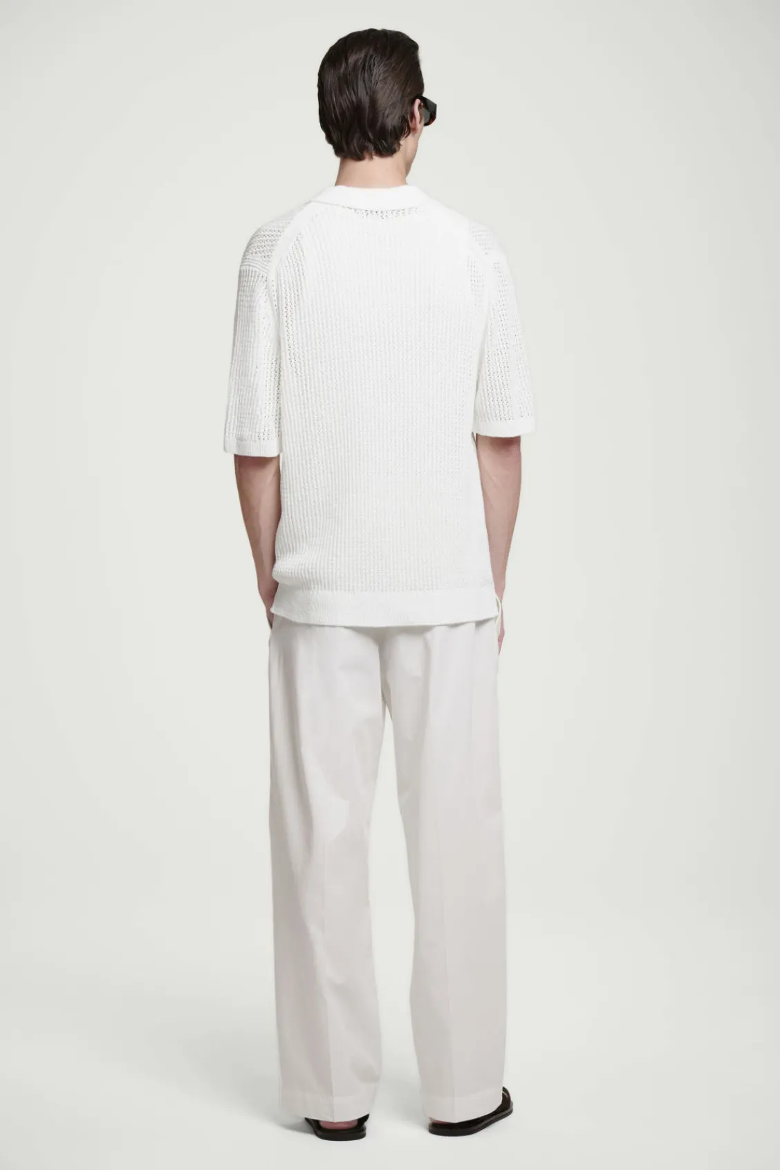 COS OPEN-KNIT POLO SHIRT- Polo Shirts | Sweaters & Cardigans