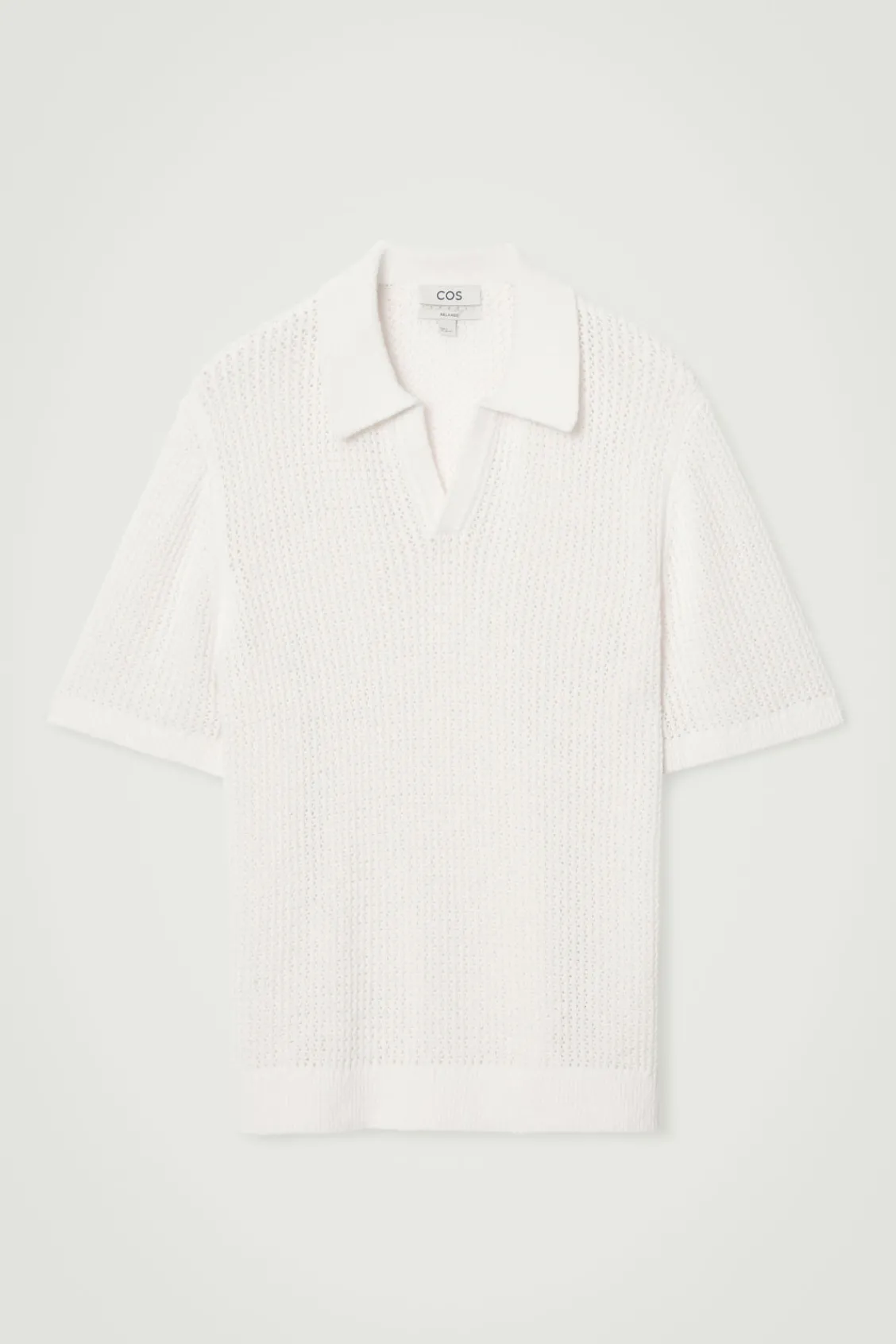 COS OPEN-KNIT POLO SHIRT- Polo Shirts | Sweaters & Cardigans