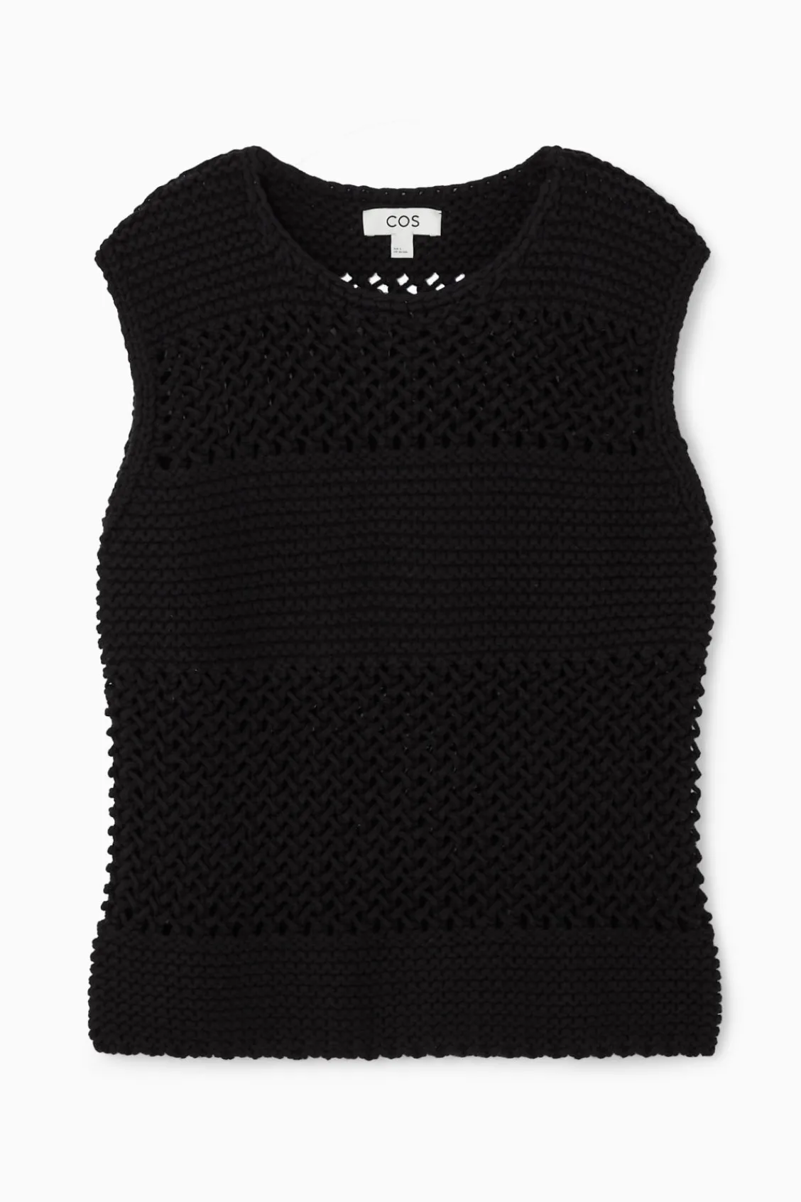 COS OPEN-KNIT TANK-Women Tops | Sweaters & Cardigans