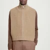 COS OPEN-SIDE ZIP-UP WOOL VEST- Hats & Scarves | Sweaters & Cardigans