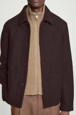 COS OPEN-SIDE ZIP-UP WOOL VEST- Hats & Scarves | Sweaters & Cardigans