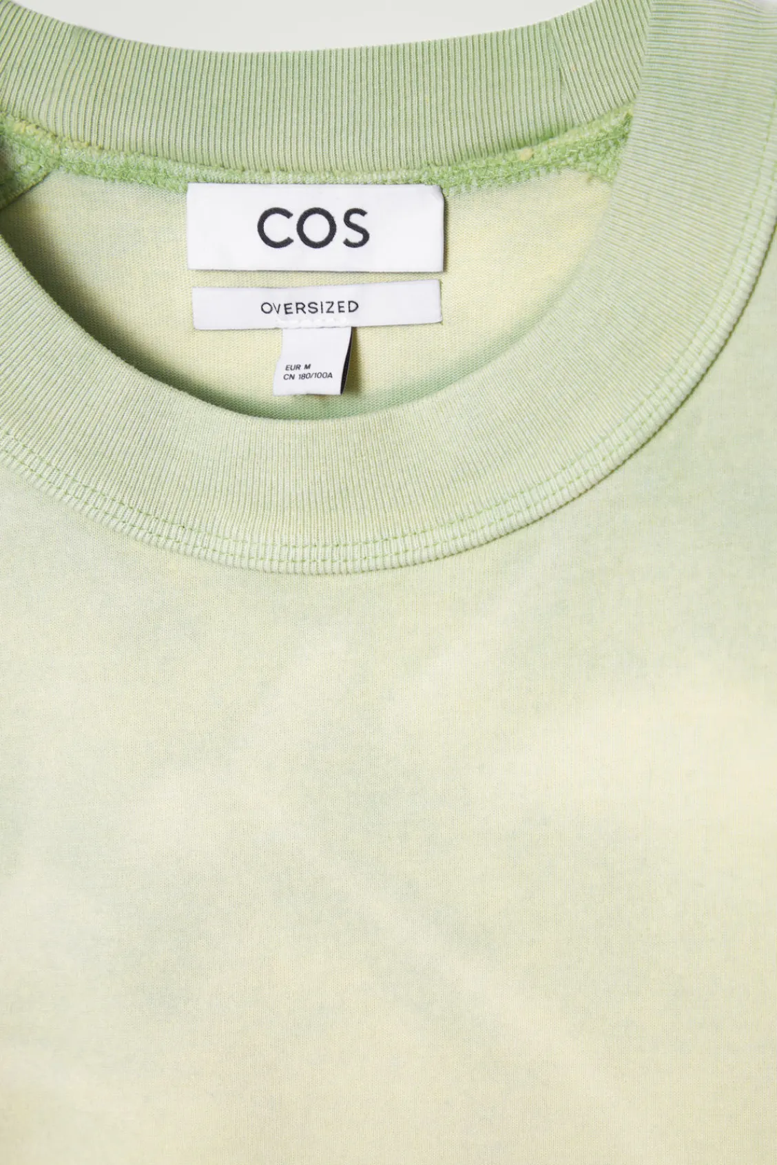 COS OVERSIZED ACID-WASH COTTON T-SHIRT- T-Shirts