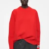 COS OVERSIZED BOILED MERINO WOOL SWEATER-Women Sweaters & Cardigans