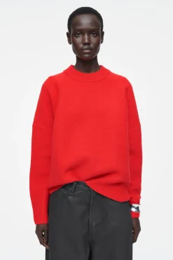 COS OVERSIZED BOILED MERINO WOOL SWEATER-Women Sweaters & Cardigans