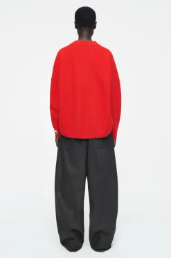 COS OVERSIZED BOILED MERINO WOOL SWEATER-Women Sweaters & Cardigans