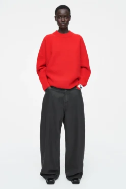 COS OVERSIZED BOILED MERINO WOOL SWEATER-Women Sweaters & Cardigans