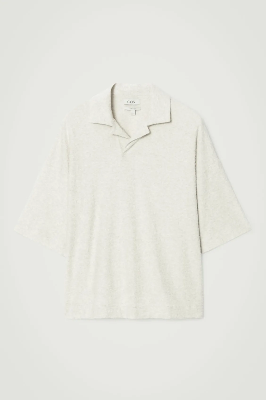 COS OVERSIZED BOUCLÉ-KNIT POLO SHIRT- Polo Shirts | Sweaters & Cardigans