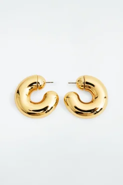 COS OVERSIZED CHUNKY HOOP EARRINGS-Women Jewelry