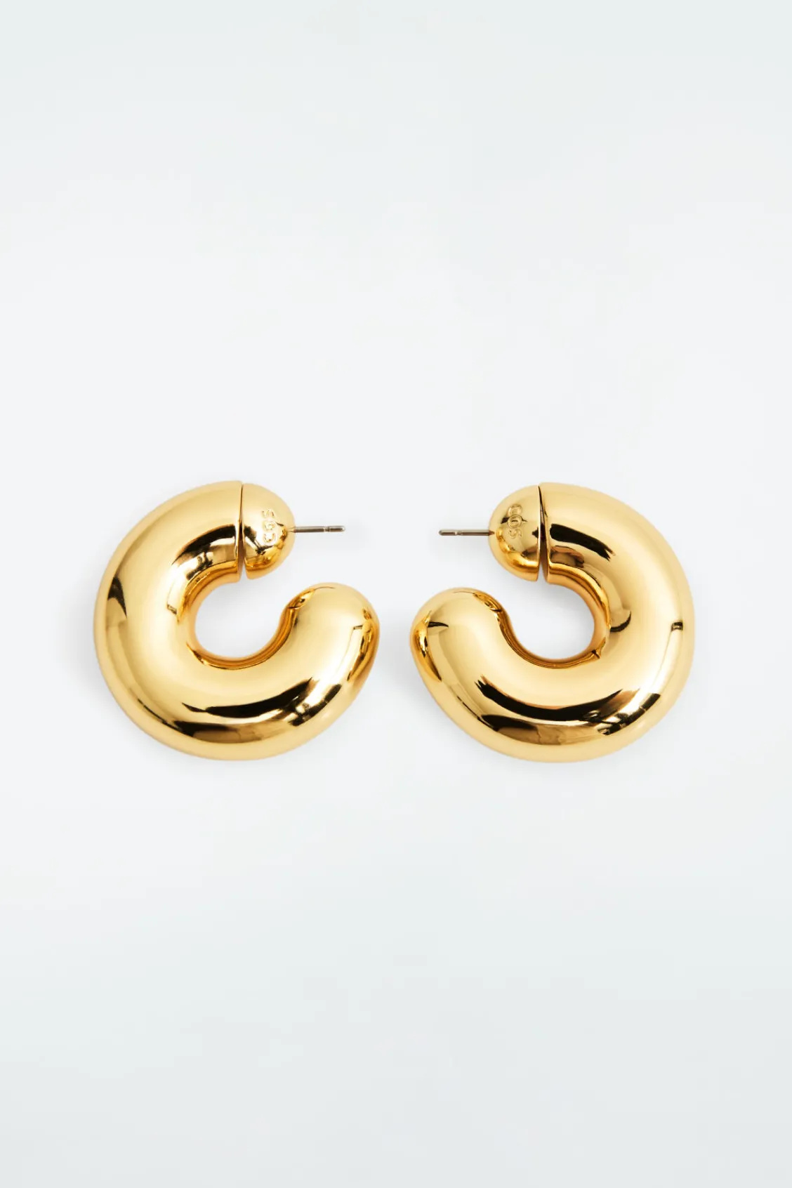 COS OVERSIZED CHUNKY HOOP EARRINGS-Women Jewelry