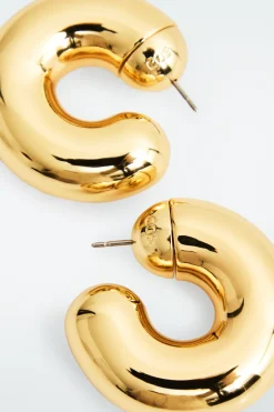 COS OVERSIZED CHUNKY HOOP EARRINGS-Women Jewelry