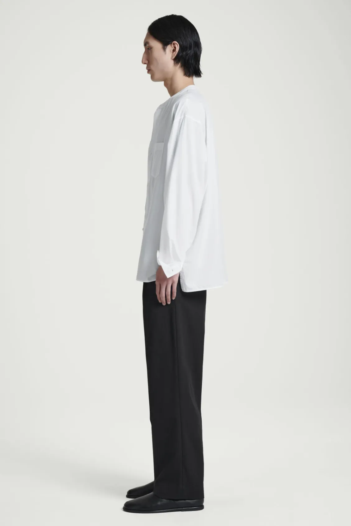 COS OVERSIZED COCOON COTTON SHIRT- Shirts