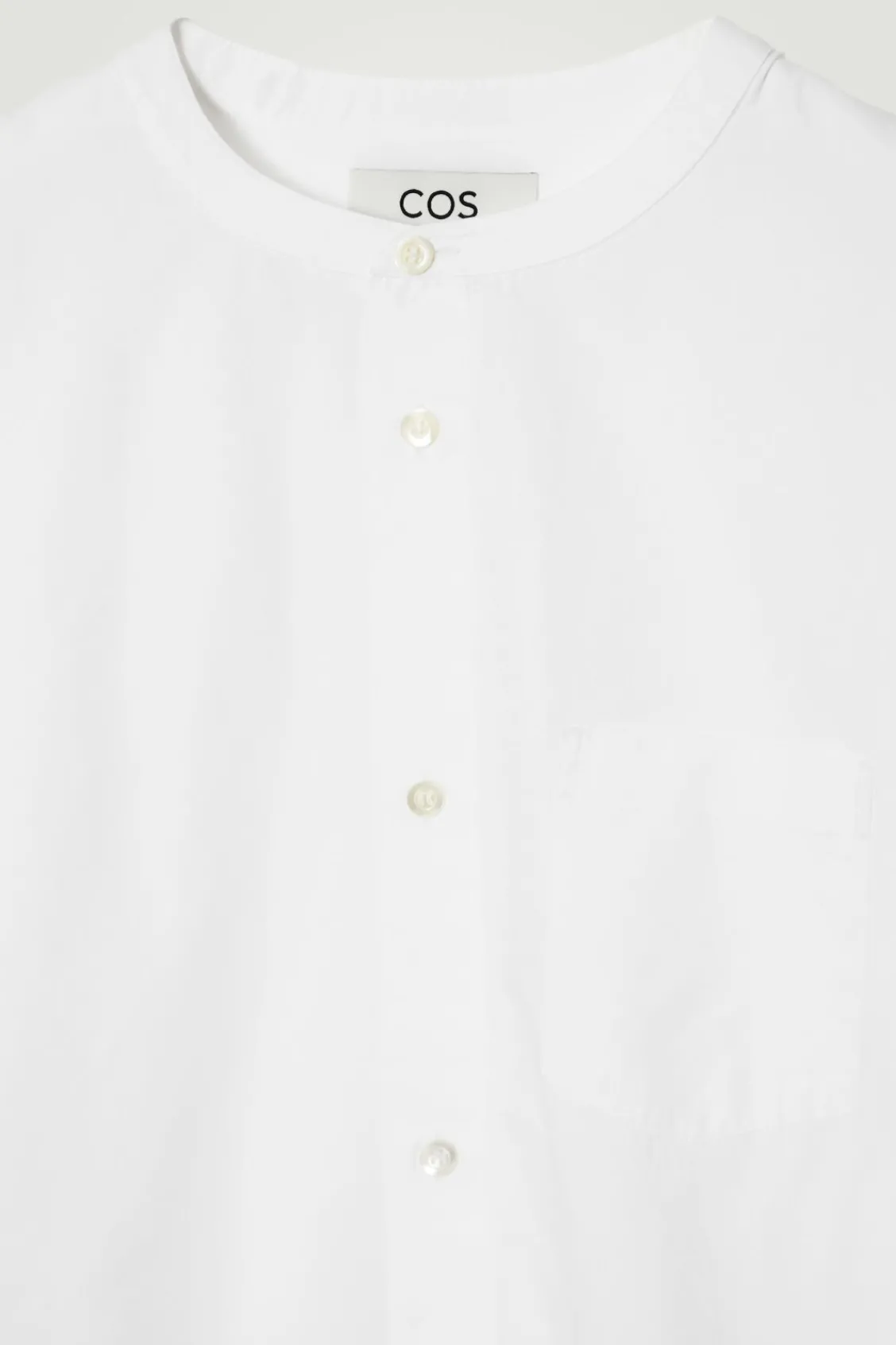 COS OVERSIZED COCOON COTTON SHIRT- Shirts