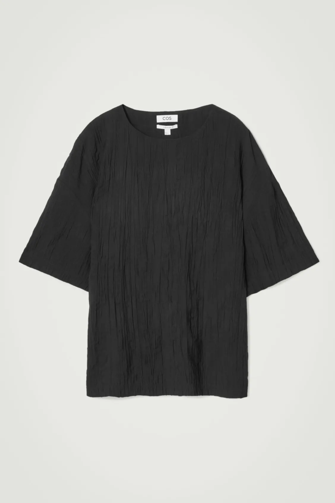 COS OVERSIZED CRINKLED-TEXTURE T-SHIRT- Matching Sets | T-Shirts