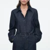 COS OVERSIZED DENIM SHIRT-Women Shirts & Blouses | Tops