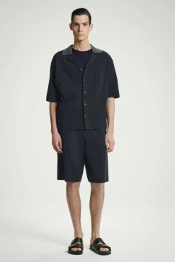 COS OVERSIZED DOUBLE-FACED KNITTED SHIRT- Shirts | Sweaters & Cardigans