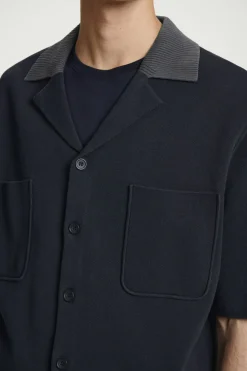 COS OVERSIZED DOUBLE-FACED KNITTED SHIRT- Shirts | Sweaters & Cardigans