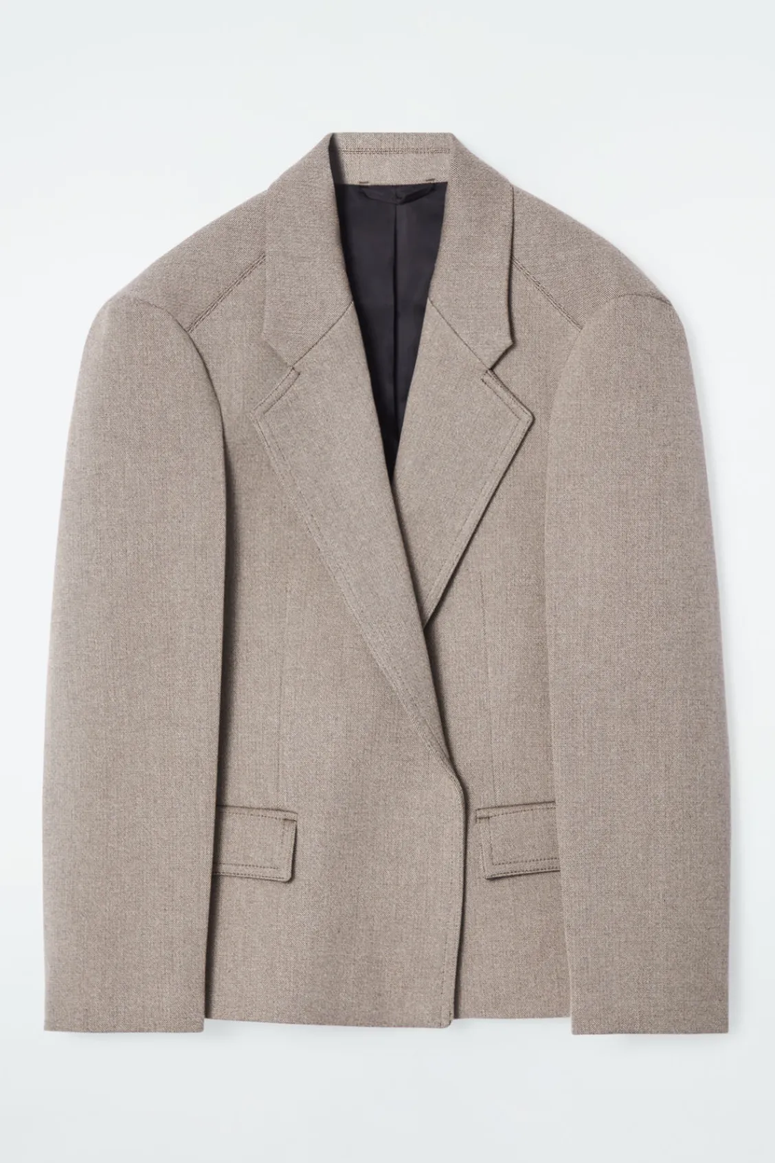 COS OVERSIZED EXAGGERATED-SHOULDER BLAZER-Women Coats & Jackets