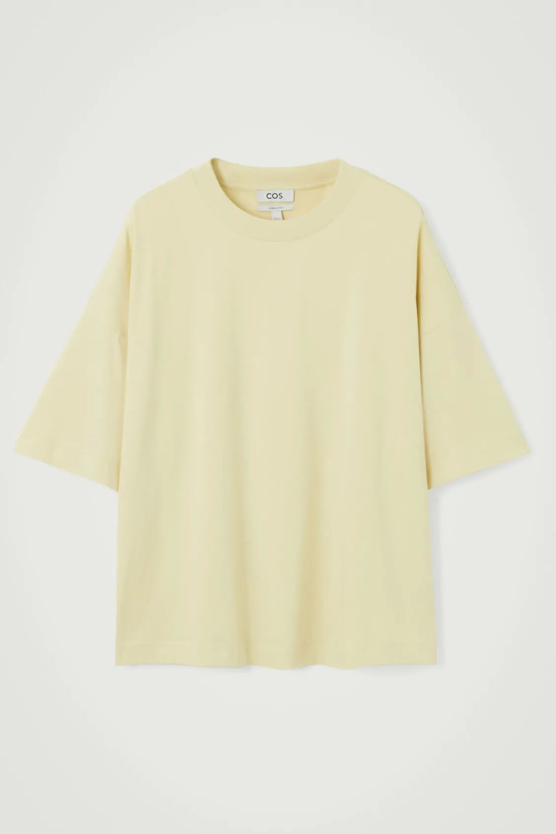 COS OVERSIZED EXTRA-WIDE COTTON T-SHIRT- T-Shirts