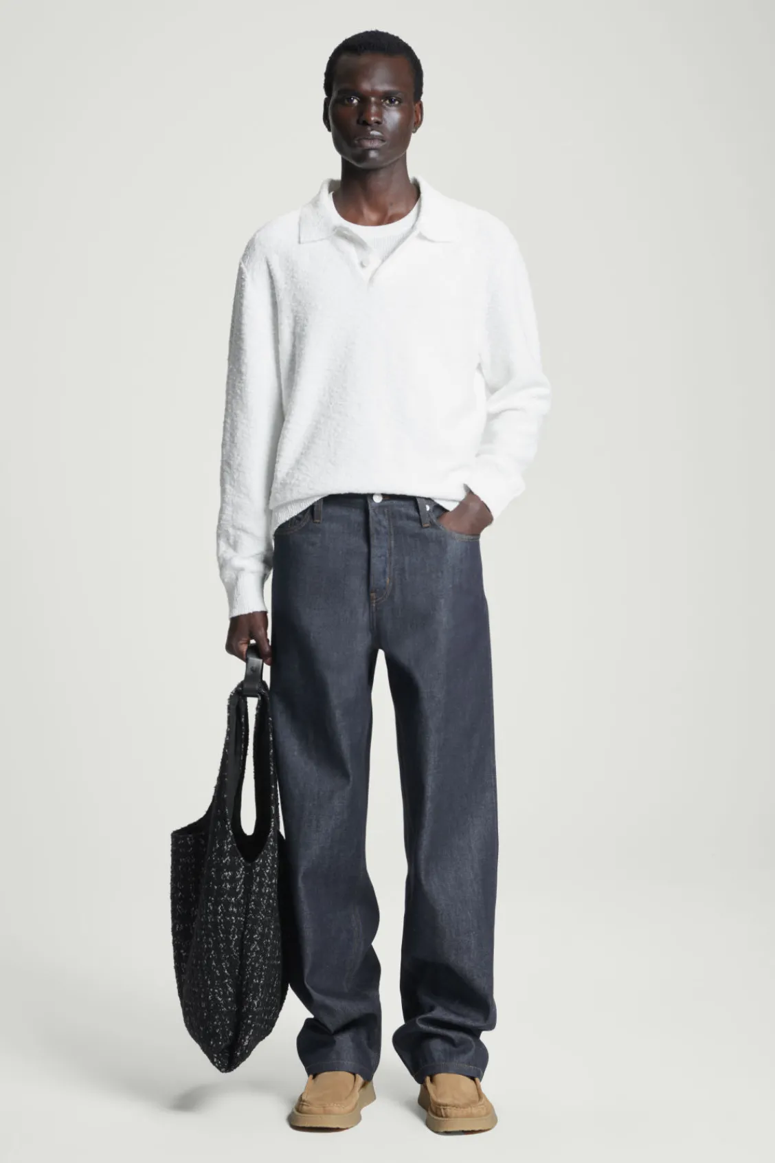 COS OVERSIZED JACQUARD TOTE- Bags & Wallets