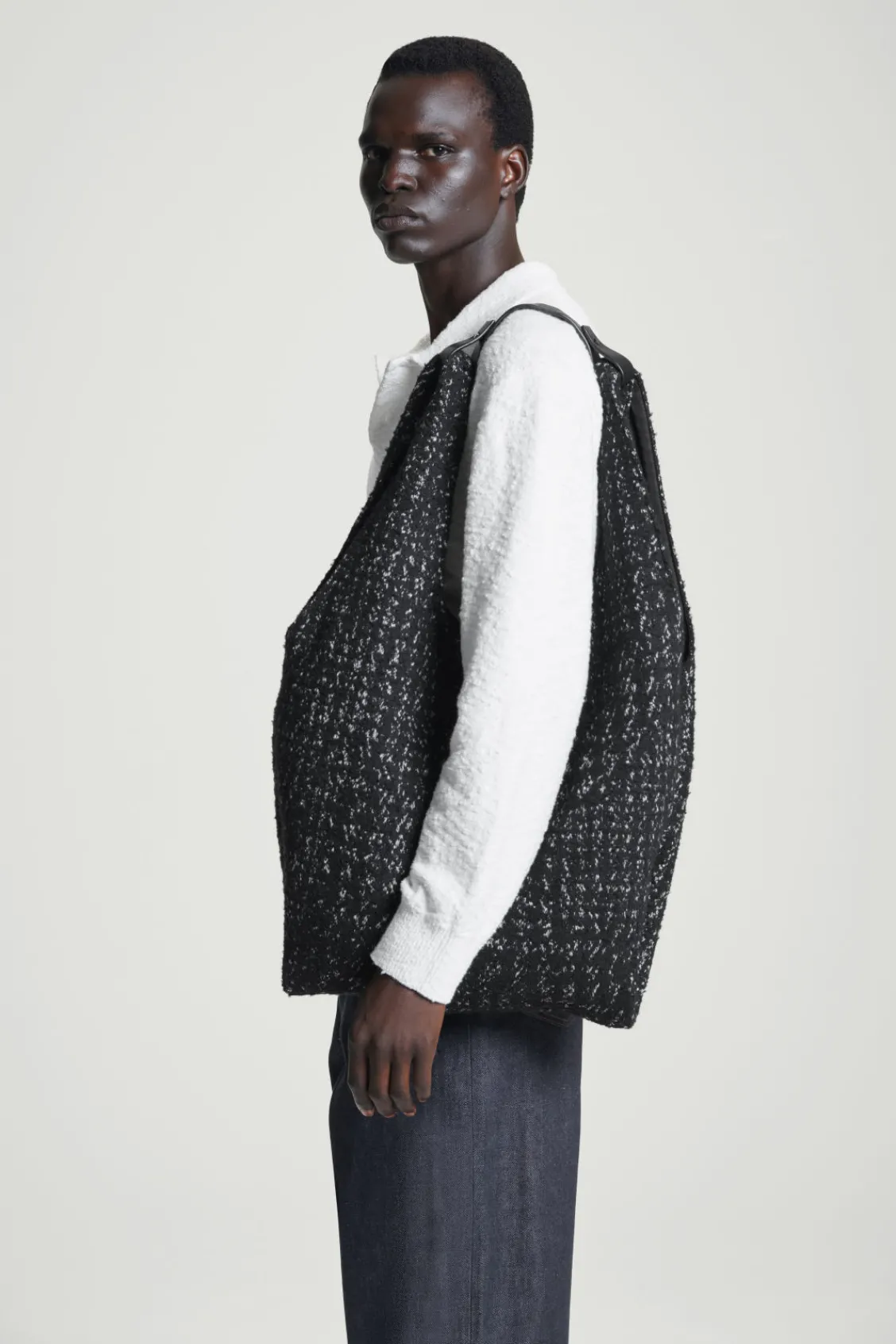 COS OVERSIZED JACQUARD TOTE- Bags & Wallets