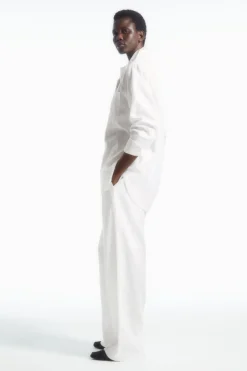 COS OVERSIZED LINEN SHIRT-Women Shirts & Blouses | Tops