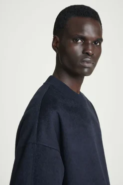 COS OVERSIZED MERINO-WOOL JERSEY SWEATER- Sweaters & Cardigans