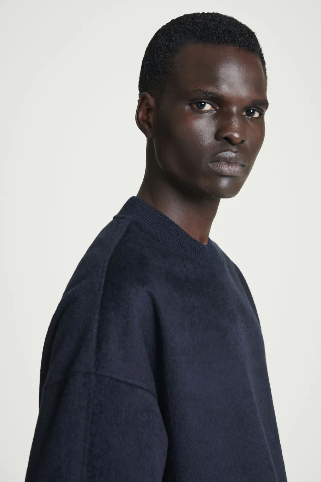 COS OVERSIZED MERINO-WOOL JERSEY SWEATER- Sweaters & Cardigans