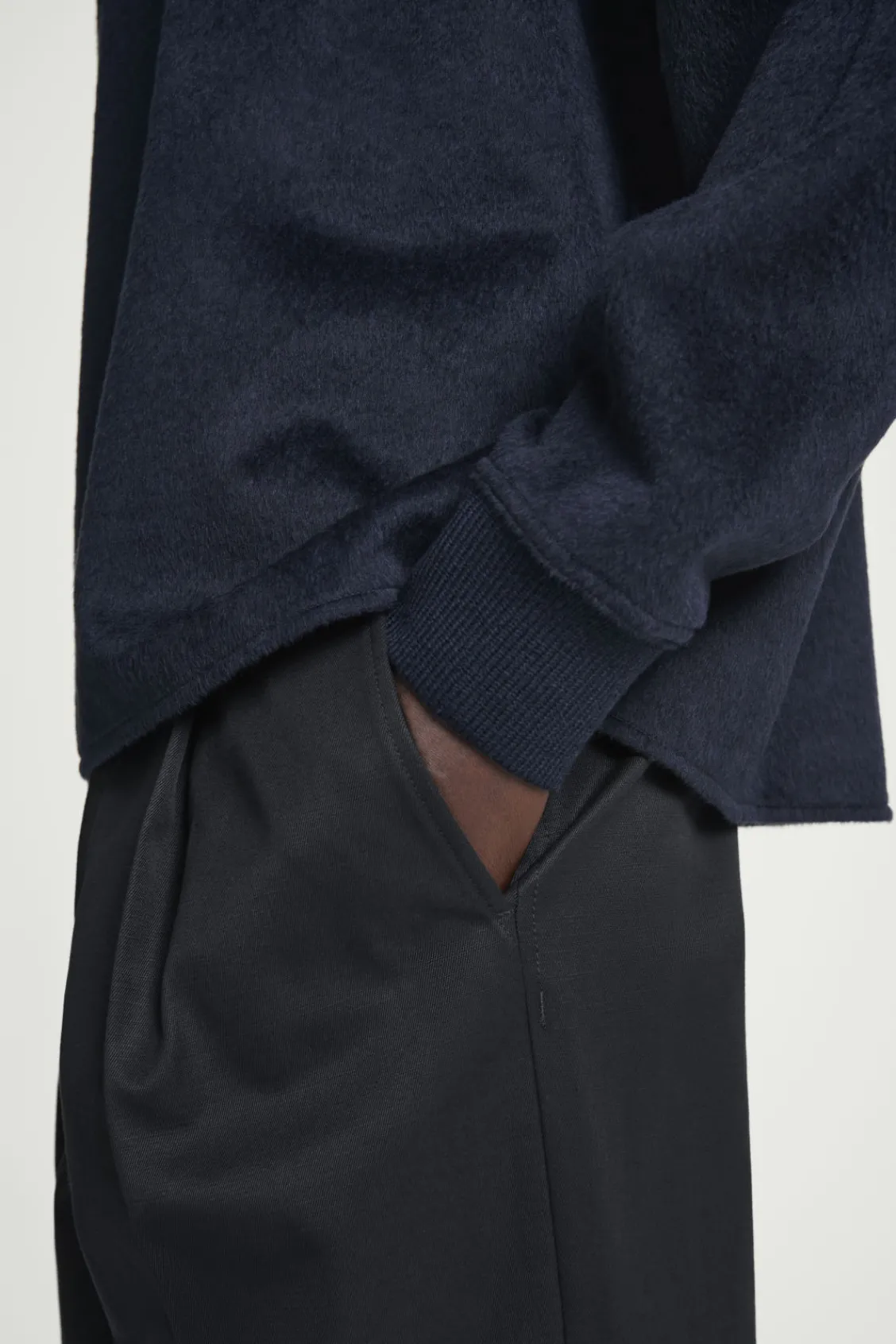 COS OVERSIZED MERINO-WOOL JERSEY SWEATER- Sweaters & Cardigans