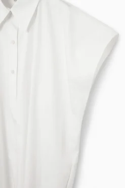 COS OVERSIZED MIDI SHIRT DRESS-Women Dresses & Jumpsuits