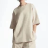 COS OVERSIZED MID-WEIGHT T-SHIRT-Women T-Shirts | Tops