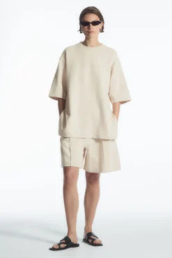 COS OVERSIZED MID-WEIGHT T-SHIRT-Women T-Shirts | Tops