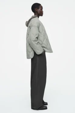 COS OVERSIZED QUILTED JACKET-Women Coats & Jackets